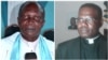 À esquerda, Reverendo Aleluya e Padre Daniel Malamba 