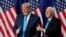Donald Trump e Mike Pence na convenção republicana