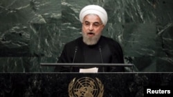 伊朗总统鲁哈尼在纽约联大年度会议上发表讲话 （2015年9月28日）