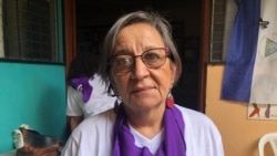 Mirna Blandón, representante de La Corriente, Movimiento Feminista de Nicaragua . (Foto Dalian Ocaña)