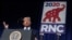 President Donald Trump speaks on stage during the first day of the Republican National Committee convention, Monday, Aug. 24, 2020, in Charlotte. (AP Photo/Evan Vucci)