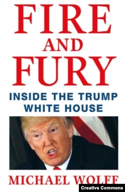 A screenshot of Michael Wolff's book, Fire and Fury: Inside the Trump White House, as featured on Amazon's web site, Jan. 4, 2018.
