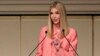 Ivanka Trump, the daughter and adviser to U.S. President Donald Trump, delivers a speech at World Assembly for Women: WAW! 2017 conference in Tokyo, Nov. 3, 2017.