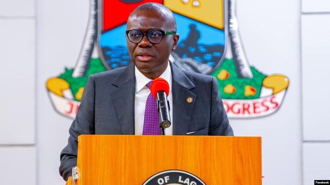 Gwamnan Legas, Babajide Sanwo-Olu (Facebook/Babajide Sanwo-Olu)