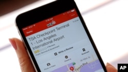 The mobile view of the Yelp site application shown on an iPhone mobile