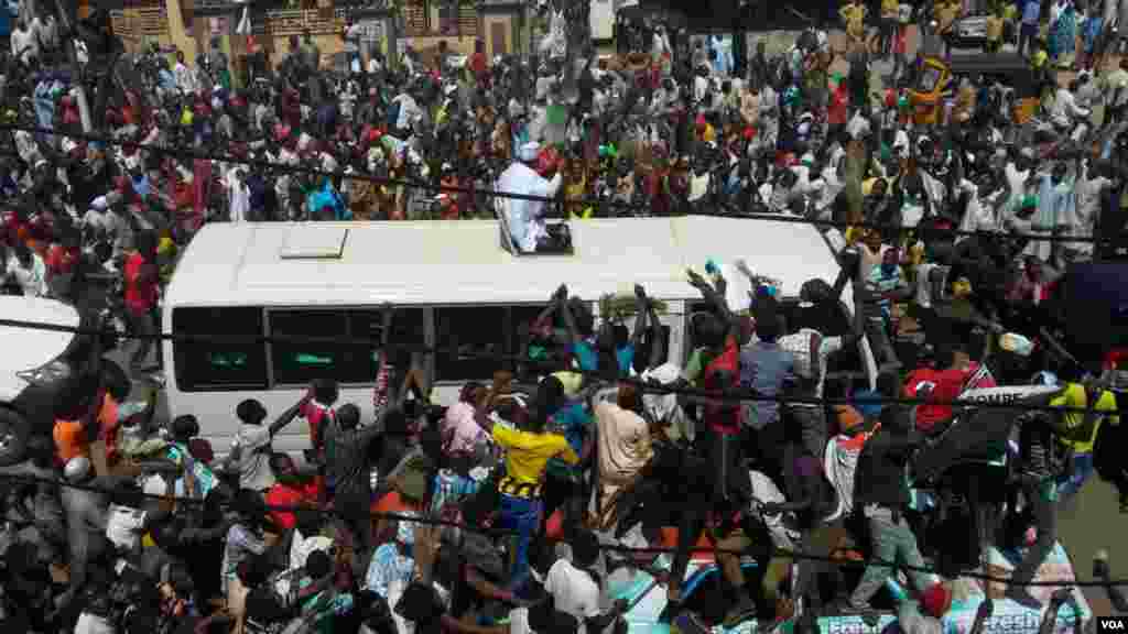 Janaral Buhari a Gombe, Fabrairu 3, 2015.