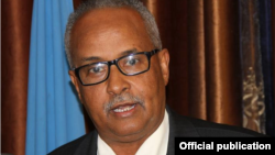 Cabdisalaam Hadliye, wasiirka Arrimaha Dibedda