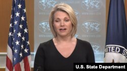 헤더 노어트 미국 국무부 대변인이 13일 정례브리핑에서 북한 비핵화에 관한 미국 정부의 입장 등을 밝혔다.