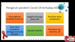 Paparan materi dari IDAI dalam diskusi daring bertema Ketahanan ADHA di masa Pandemi, Rabu, 16 Desember 2020. (Foto: VOA/ Yudha Satriawan)