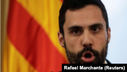 Ketua parlemen Catalan, Roger Torrent 