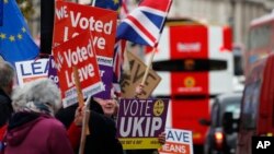 Brexit ထောက်ခံဆန္ဒပြသူများ 