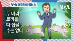 [VOA 매일 영어 플러스] 두 마리 토끼를 다 잡을 수는 없다. 