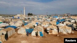 A general view of the Bab Al-Salam refugee camp in Azaz, near the Syrian-Turkish border, Oct. 27, 2014.