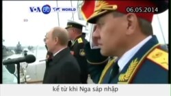 Tổng thống Nga thăm Crimea lần đầu tiên (VOA60)