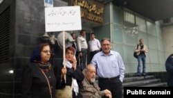 تحصن اعتراض آمیز نسرین ستوده با همراهی محمد ملکی و محمد نوریزاد