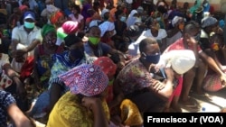 WFP က ထောက်ပံ့မယ့် အစားအစာရဖို့ စောင့်ဆိုင်းနေတဲ့ မိုဇမ်ဘစ်နိုင်ငံက ဒုက္ခသည်များ။ (ဧပြီ ၅၊ ၂၀၂၁)
