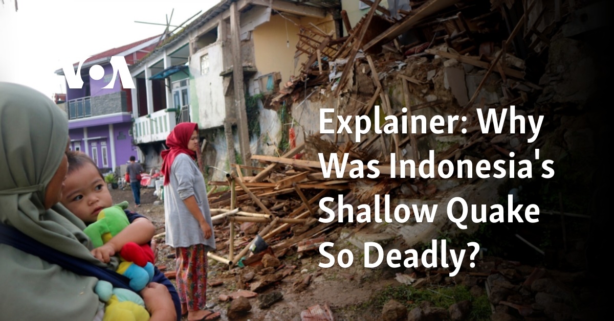 Why was the Indonesian shallow earthquake so deadly?