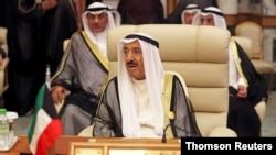 FILE PHOTO: Kuwaiti Emir Sheikh Sabah al-Ahmad al-Jaber al-Sabah is seen during the Arab summit in Mecca