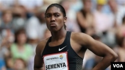 Atlet Afrika Selatan Caster Semenya, yang merupakan salah satu masalah yang mengenai Federasi Atletik Afrika Selatan. (Foto: Dok)