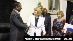 Amai Harriett Baldwin vachisangana naVaEmmerson Mnangagwa