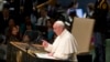 Pope Francis Condemns World Strife in U.N Address