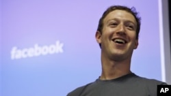 Pendiri dan pemimpin Facebook, Mark Zuckerberg (Foto: dok). 