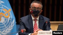 Dirjen WHO Tedros Adhanom Ghebreyesus berbicara di Jenewa, Swiss (foto: dok).