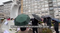 Faithfuls continue prayers for Pope Francis
