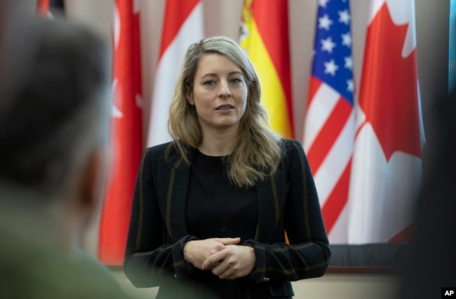 Kanada Dışişleri Bakanı Melanie Joly