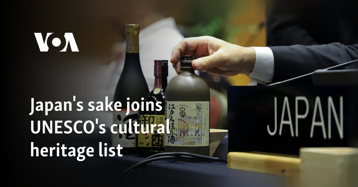 Japan’s sake joins UNESCO’s cultural heritage list