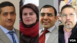 Mansur al-Jamri, de Bahrein, Natalya Radina, de Bielorrusia, Javier Arturo Valdez Cárdenas, de México, y Omar Cheema, de Pakistán, son los premiados.