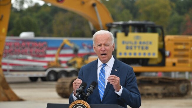 Biden Advocates Spending Plans Amid Uncertainty