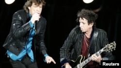 Mick Jagger y Keith Richards en concierto durante la gira "A Bigger Bang" en 2007.