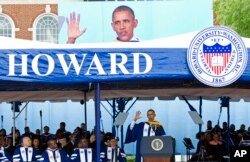 Obama at Howard University graduation