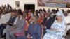 (First row R-L) National Assembly's president Mamadou Seck, Minister of the Connectivity Alassane Dialy Ndiaye, State Minister Mamadou Diop de Croix, Environment Minister Djibo Leyti Ka, (Second row R-L) Minister for Family and women's organizations Aïda 