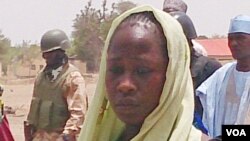 Dalibai mata su hudu na makarantar sakandare na Chibok,a cikin wanna hoton da aka dauka 21 ga Afrilu 2014.