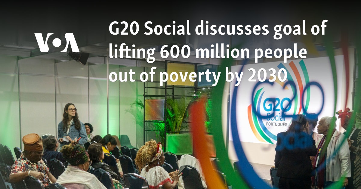 G20 Social discusses goal of lifting 600 million people out of poverty by 2030