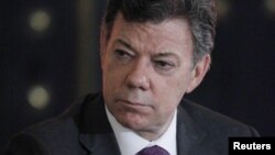 ທ່ານ Juan Manuel Santos ປະທານາທິບໍດີ Colombia 