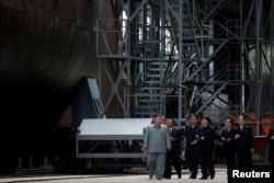 Візит лідера Північної Кореї на завод підводних човнів