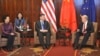 中国主席习近平和夫人会晤美国阿拉斯加州州长沃克（2017年4月7日）
