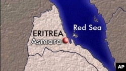map eritrea and red sea