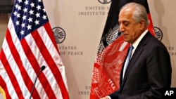 L'émissaire des Etats-Unis pour l'Afghanistan Zalmay Khalilzad, le vendredi 8 février 2019 à l'Institut américain de la paix, à Washington. (AP Photo / Jacquelyn Martin)
