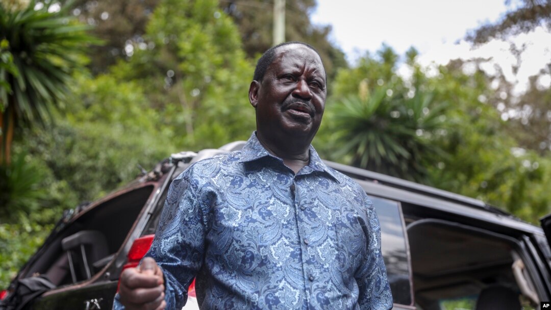 Raila Odinga, atavuga rumwe n'ubutegetsi muri Kenya