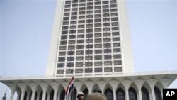 Ministère des Affaires Etrangères (Le Caire, janvier 2012)