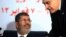 Egyptian President Mohammed Morsi (l) February 6, 2013. 