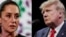 UMongameli Donald Trump loMongameli Claudia Sheinbaum weMexico.