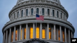 The Capitol is seen in Washington, Tuesday, Dec. 10, 2019, as Democratic leaders in the House are pushing ahead with formal impeachment charges.