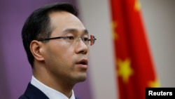 가오펑 중국 상무부 대변인. 
