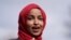 Ilhan Omar berbicara di Brooklyn Center, 20 April 2021. (Foto: AP)