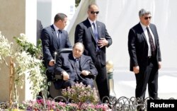 FILE - Algerian President Abdelaziz Bouteflika is seen in Algiers, April 9, 2018.